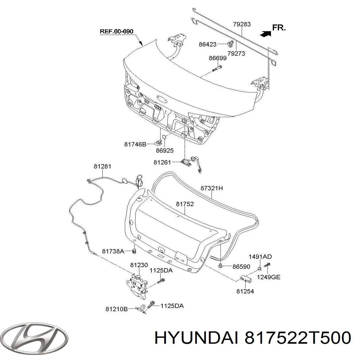 817522T500 Hyundai/Kia 