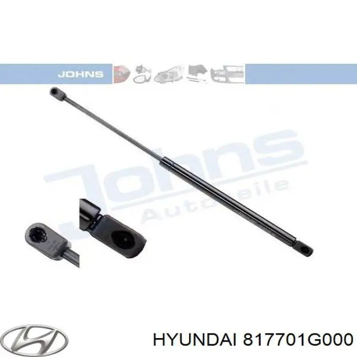 817701G000 Hyundai/Kia amortecedor de tampa de porta-malas (de 3ª/5ª porta traseira)