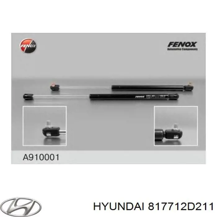 817712D211 Hyundai/Kia амортизатор багажника