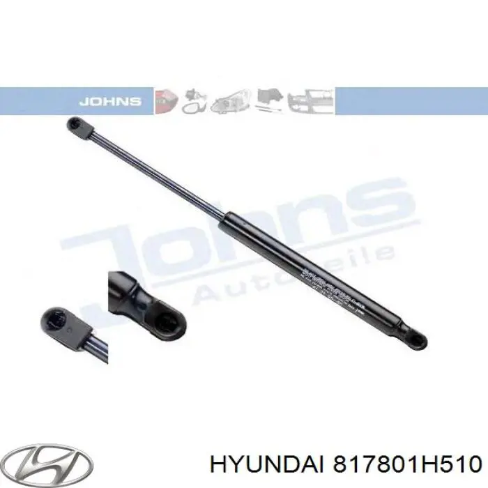 817801H510 Hyundai/Kia амортизатор багажника