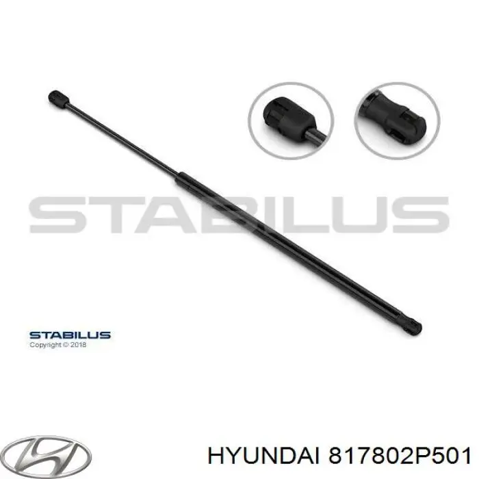 Купить 817802P500 Hyundai/Kia Амортизатор двери багажника