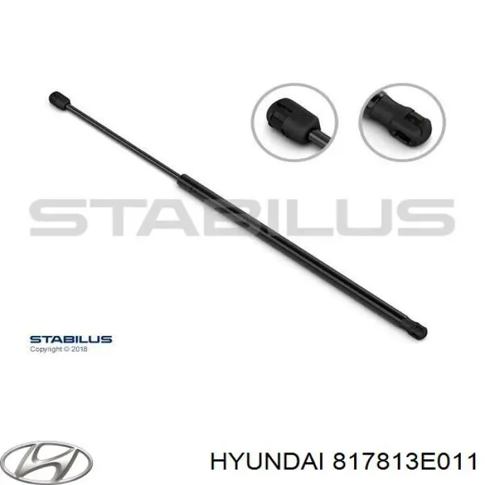 Газовый упор багажника Optimal AG50569