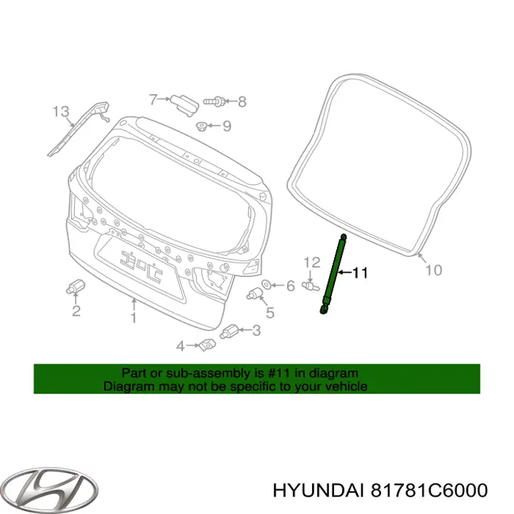  81781C6000 Hyundai/Kia