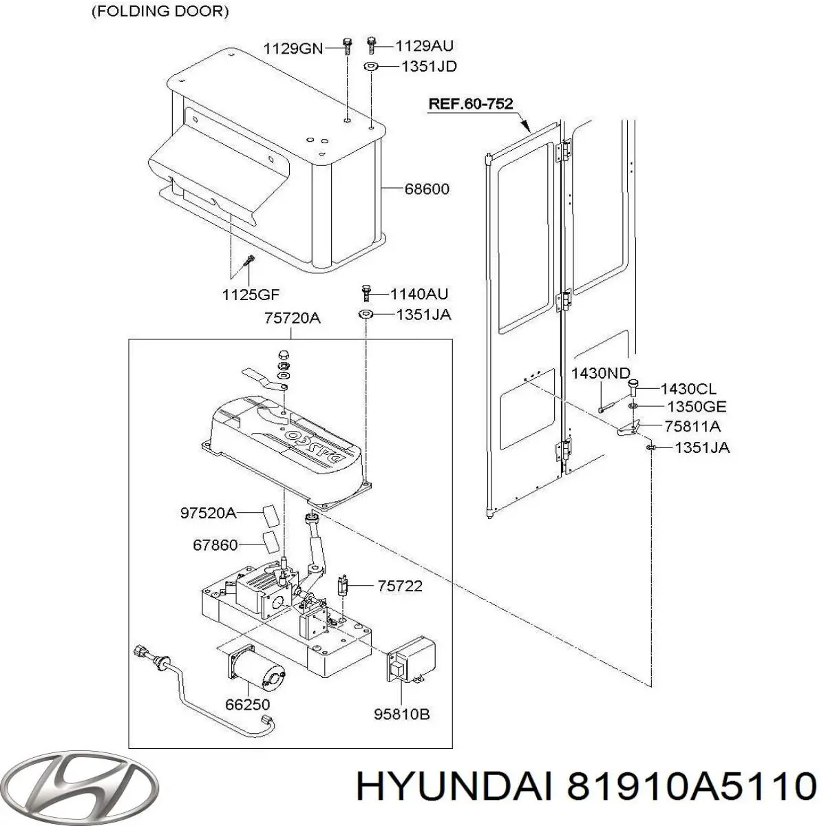  81910A5110 Hyundai/Kia