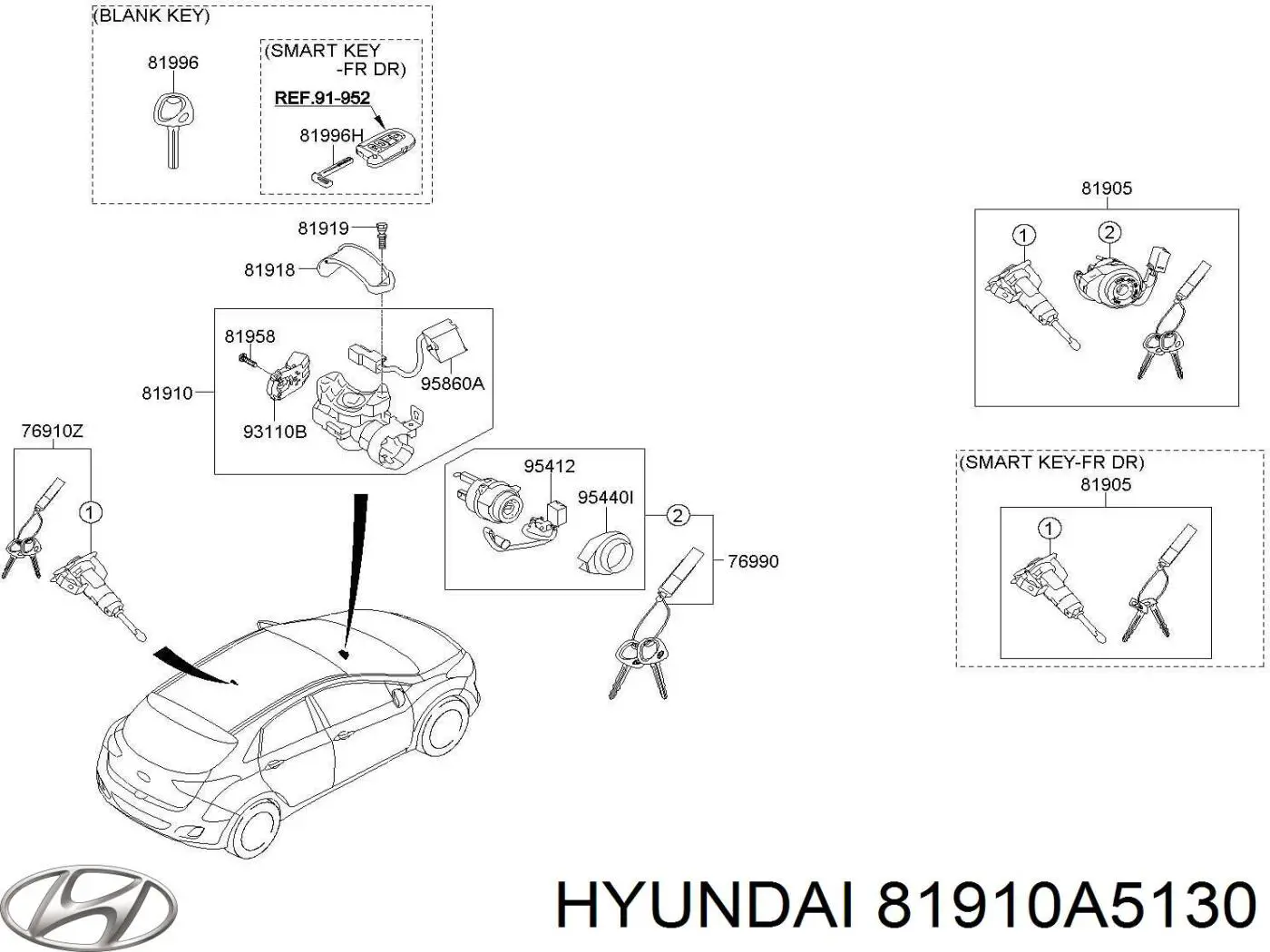  81910A5130 Hyundai/Kia