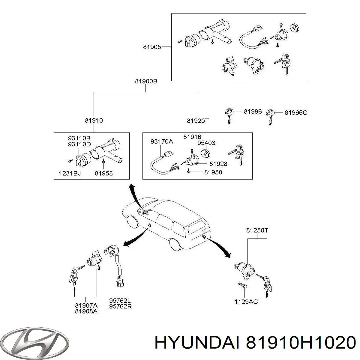 81910H1020 Hyundai/Kia 