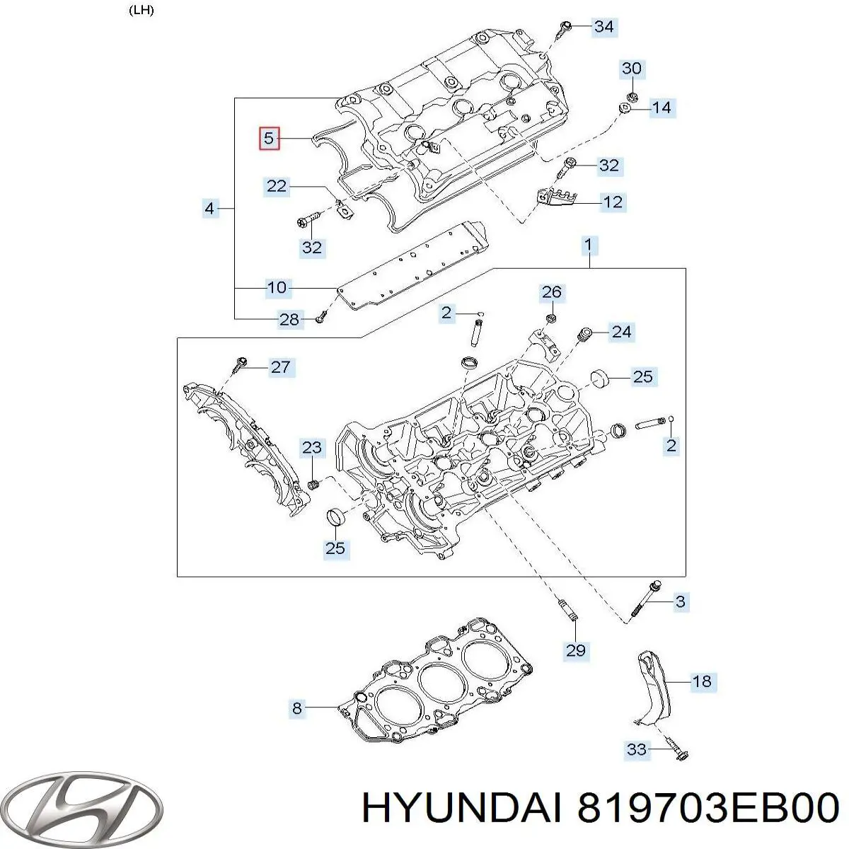  819703EB00 Hyundai/Kia