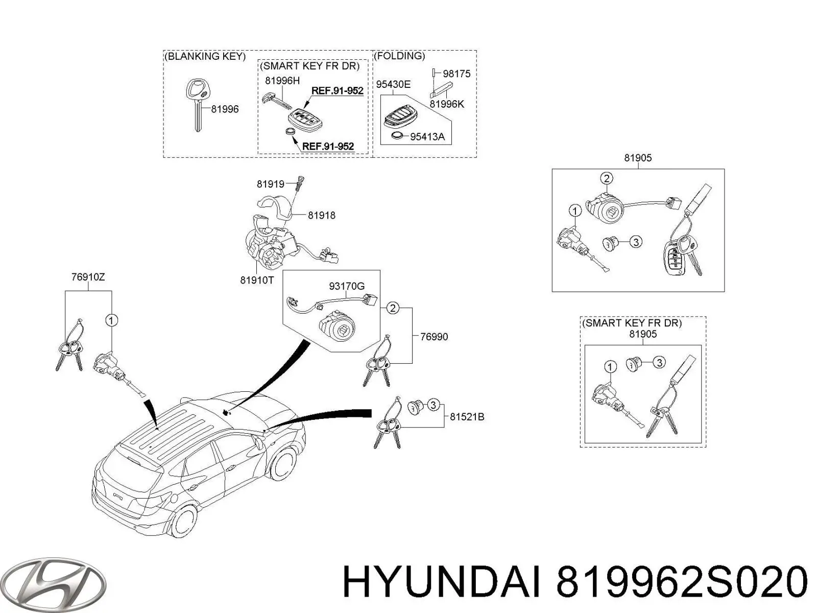  Hyundai/Kia 819962S020 цена, от 3.43 USD