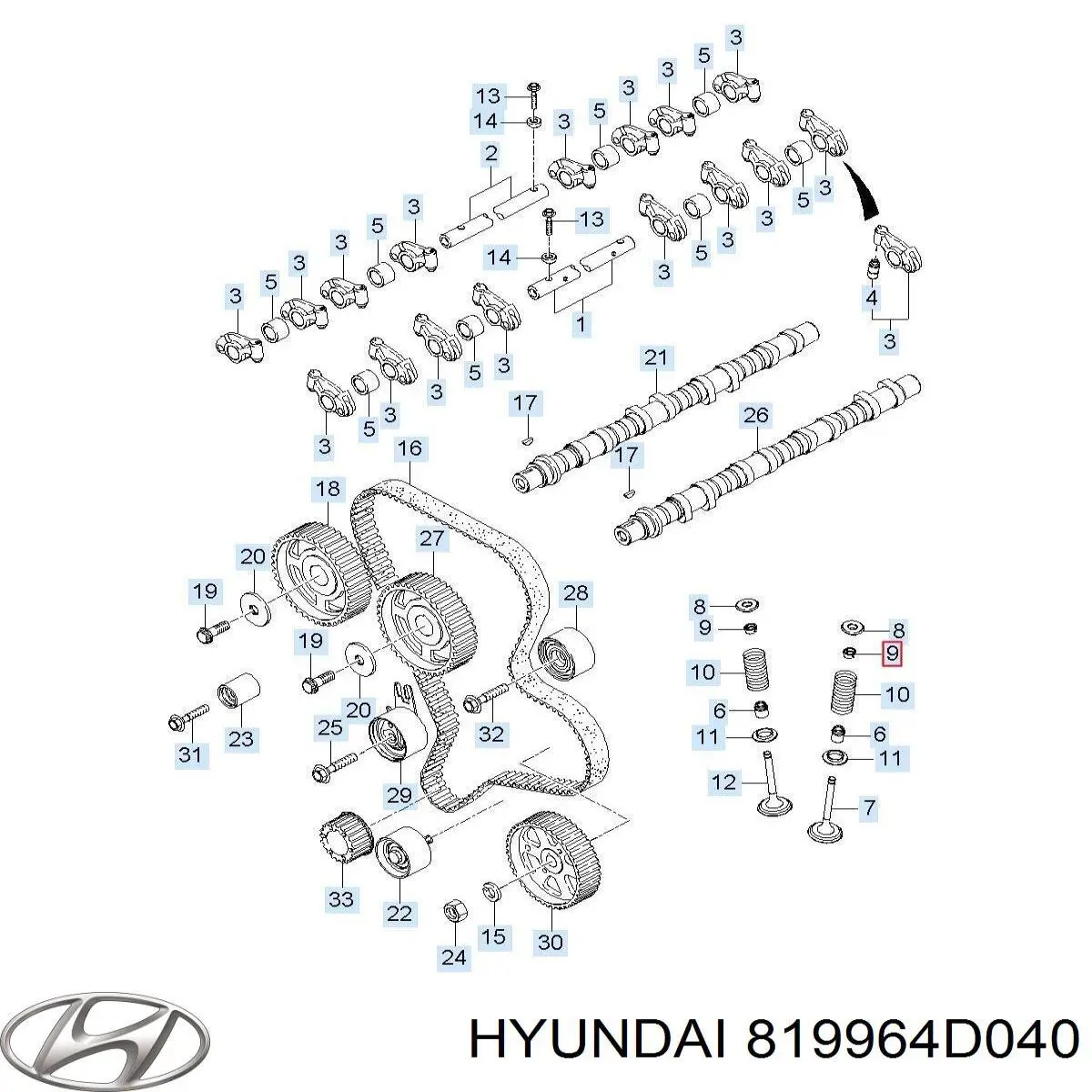  Hyundai/Kia 819964D040 цена, от 10.14 USD