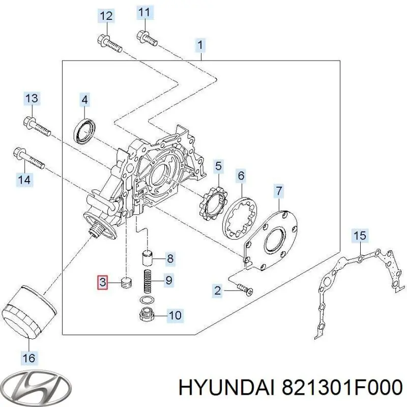  Hyundai/Kia 821301F000 цена, от 27.88 USD