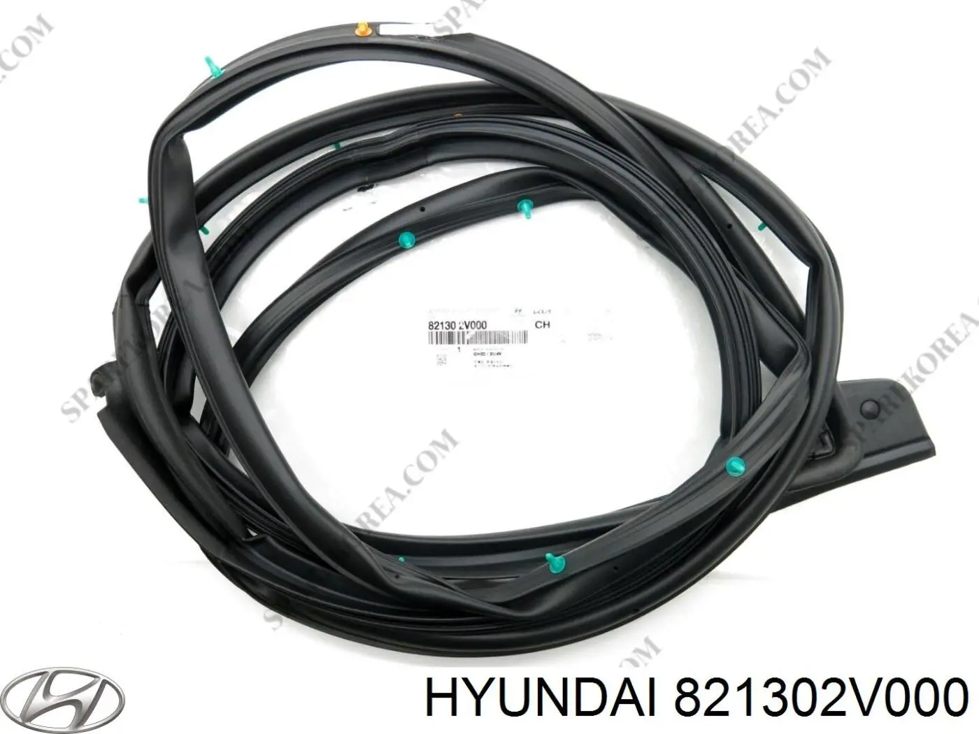 821302V000 Hyundai/Kia Уплотнитель двери передней левой (на двери)