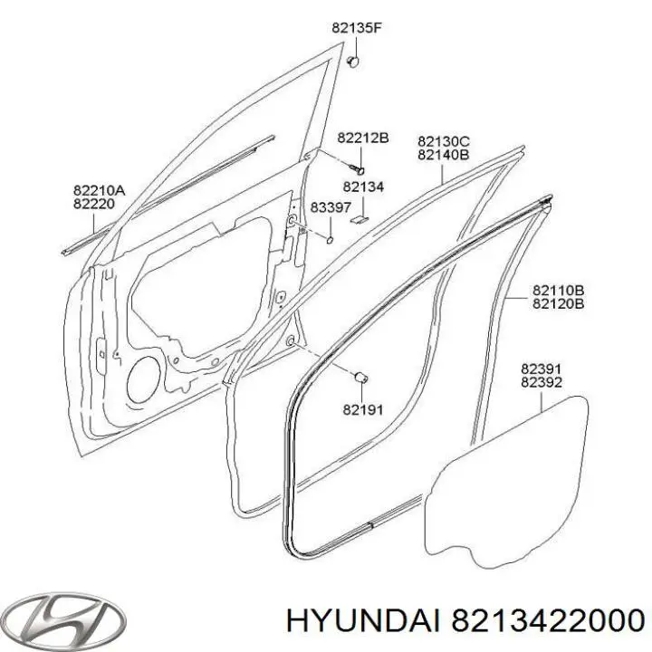  8213422000 Hyundai/Kia