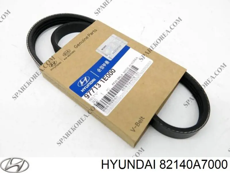 Купить 82140A7000 Hyundai/Kia Уплотнитель двери передней правой (на двери)