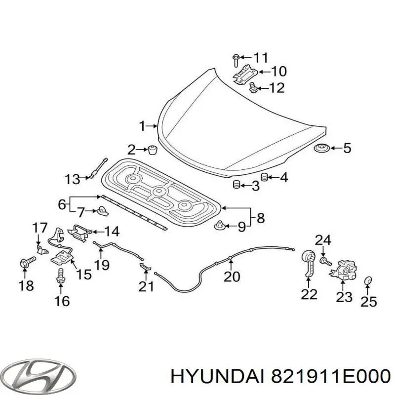  821911E010 Hyundai/Kia