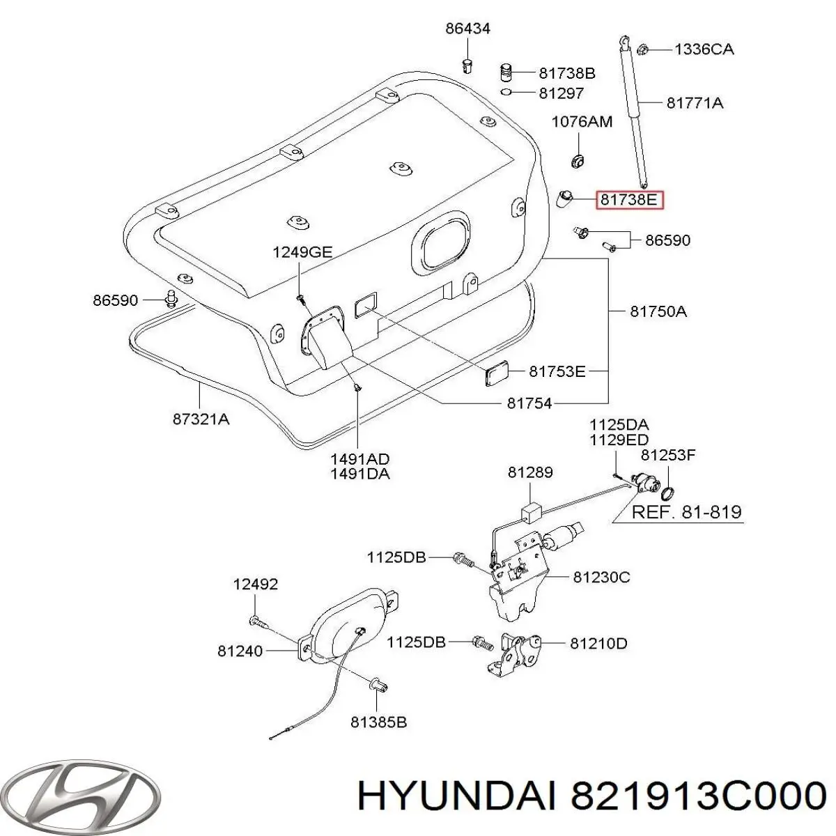 821913C000 Hyundai/Kia 