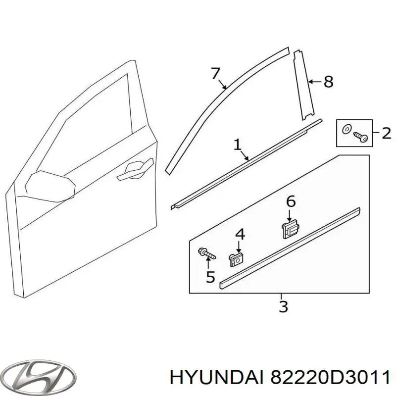 82220D3011 Hyundai/Kia 