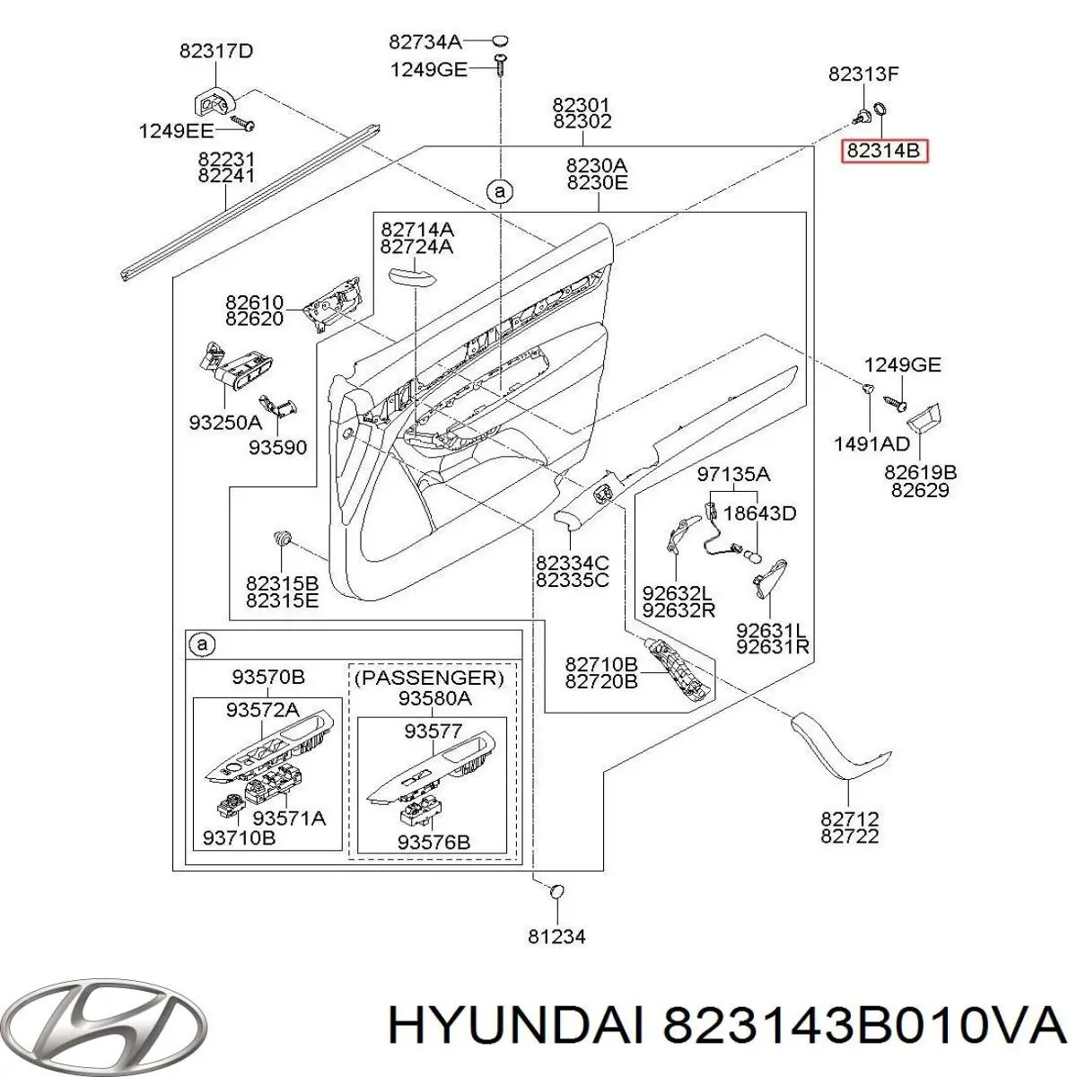 823143B010VA Hyundai/Kia 