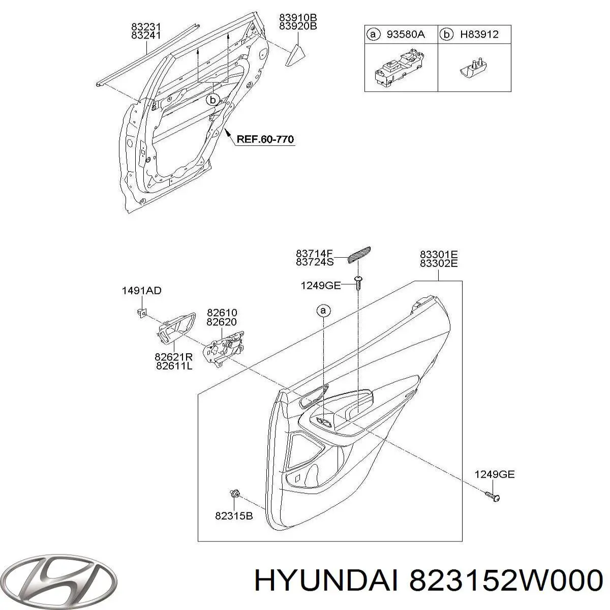  823152W000 Hyundai/Kia