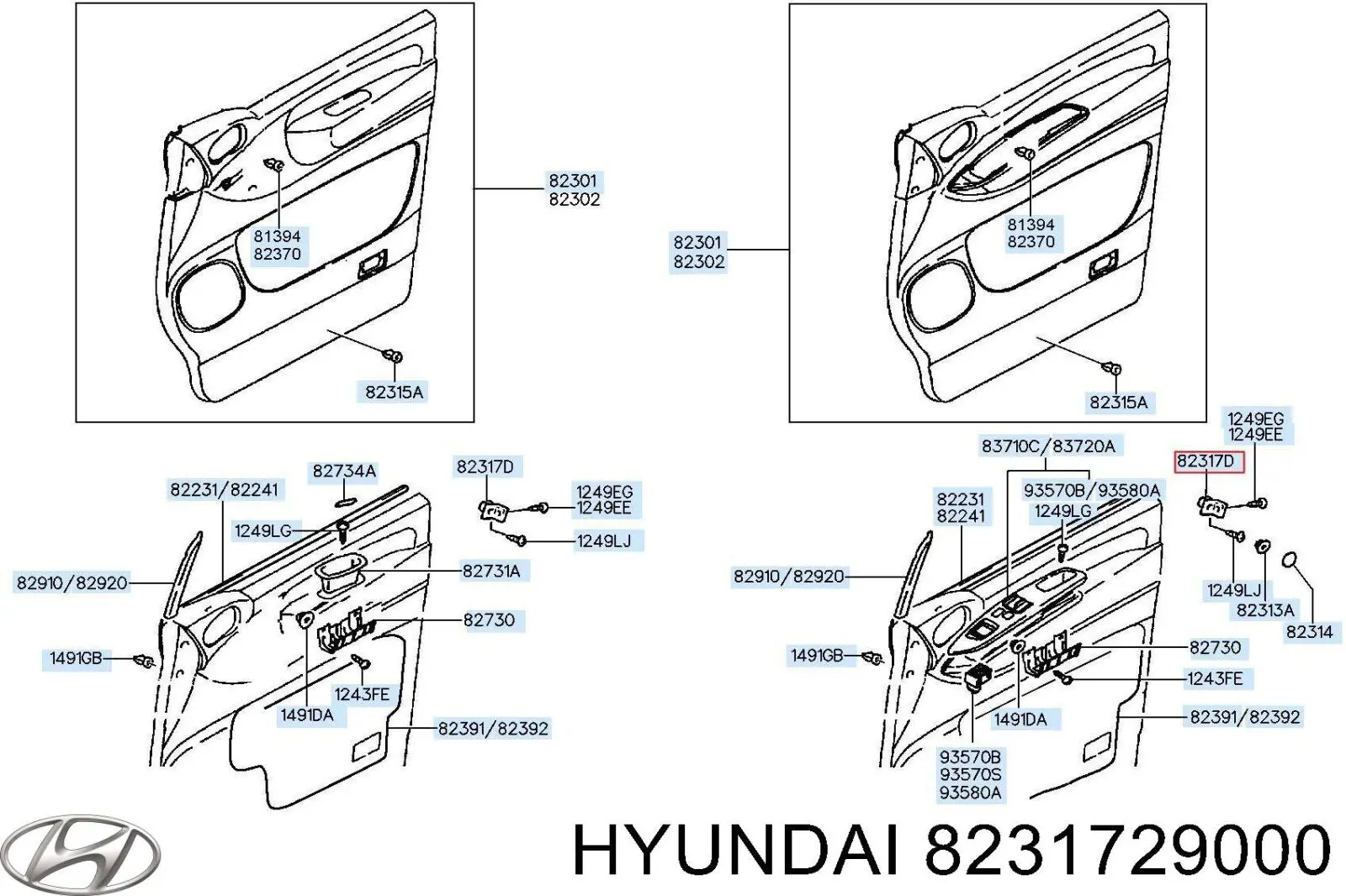  8231729000 Hyundai/Kia