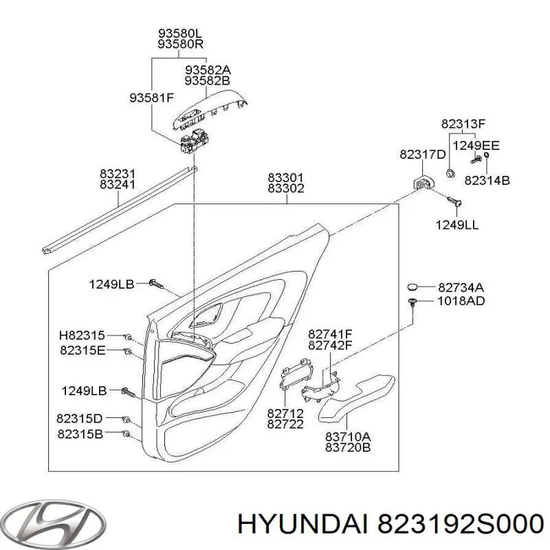  823192S000 Hyundai/Kia