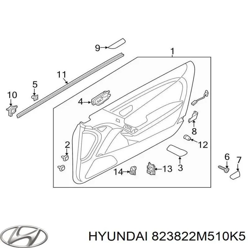 823822M510K5 Hyundai/Kia 