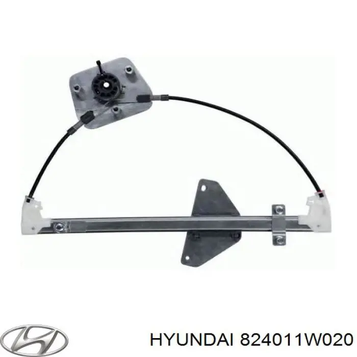 824011W020 Hyundai/Kia Механизм стеклоподъемника передней левой двери