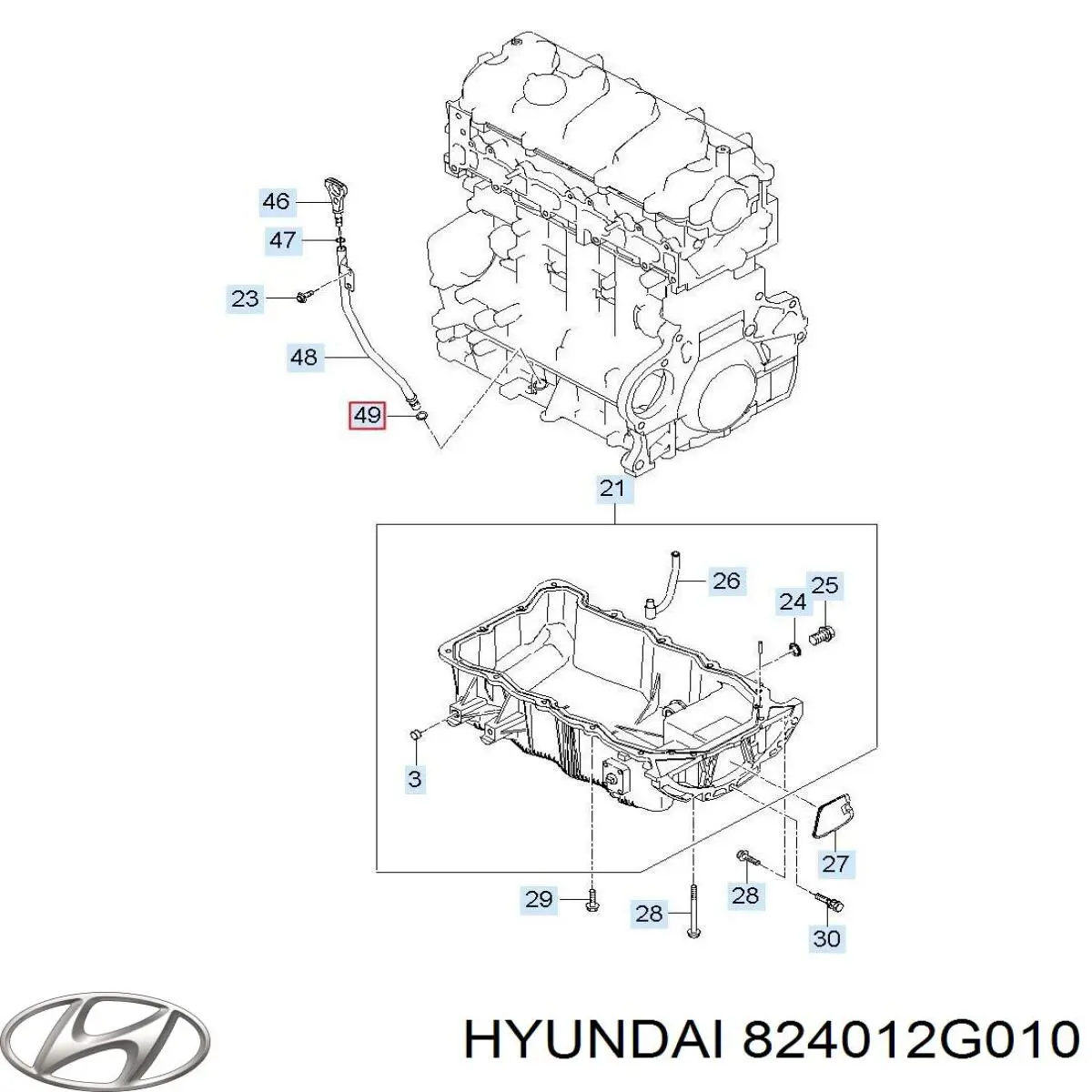 824012G010 Hyundai/Kia mecanismo de acionamento de vidro da porta dianteira esquerda