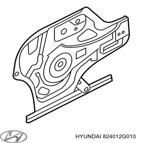 Купить 824012G010 Hyundai/Kia Подъемник механический ветрового стекла
