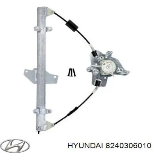 Механизм стеклоподъемника двери передней левой 8240306010 Hyundai/Kia