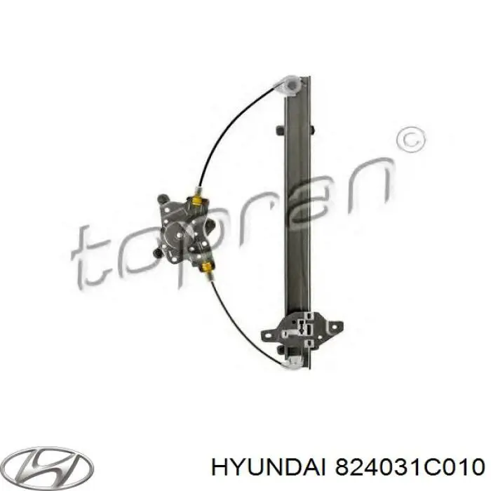 Механизм стеклоподъемника водительской двери Hyundai/Kia 824031C010 цена, от 16.90 USD
