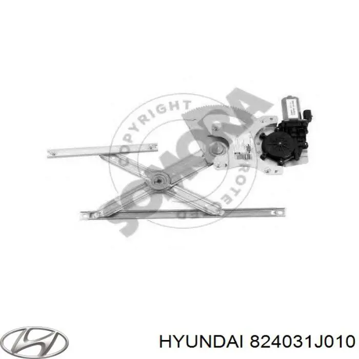 Механизм стеклоподъемника водительской двери Hyundai/Kia 824031J010 цена, от 63.66 USD