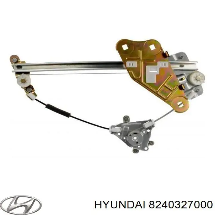 Механизм стеклоподъемника двери передней левой на Hyundai Tiburon 