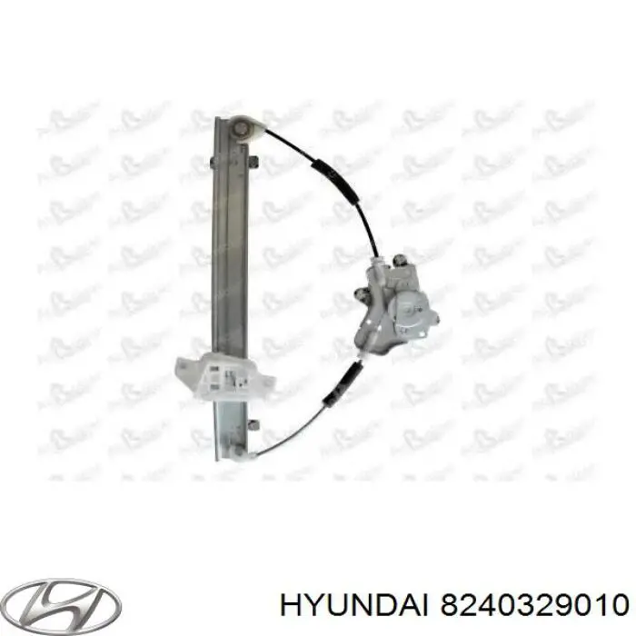 Механизм стеклоподъемника двери передней левой на Hyundai Lantra II 