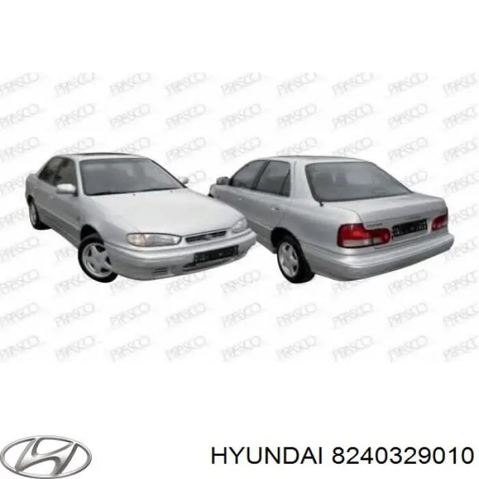 Стеклоподъемник передней левой двери 8240329010 Hyundai/Kia