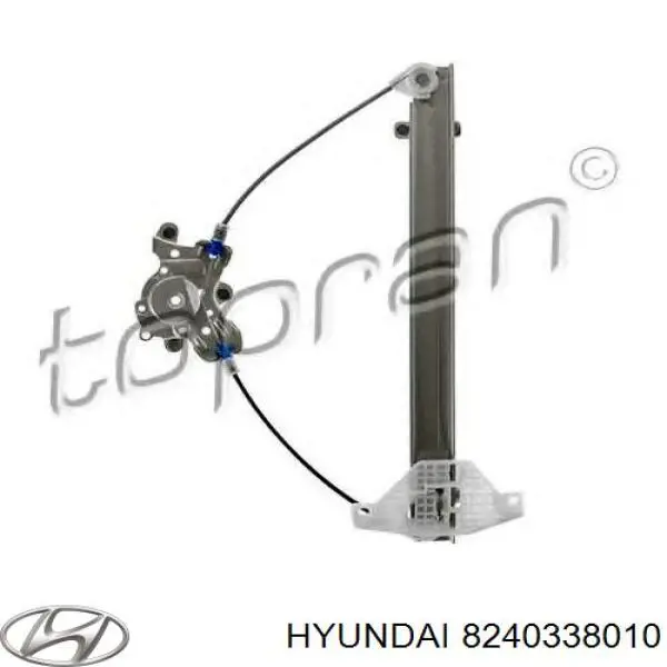 Механизм стеклоподъемника двери передней левой на Hyundai Sonata EF