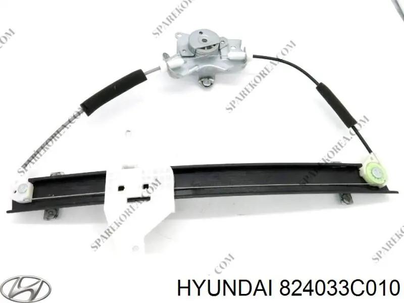 Механизм стеклоподъемника двери передней левой на Hyundai Sonata EU4