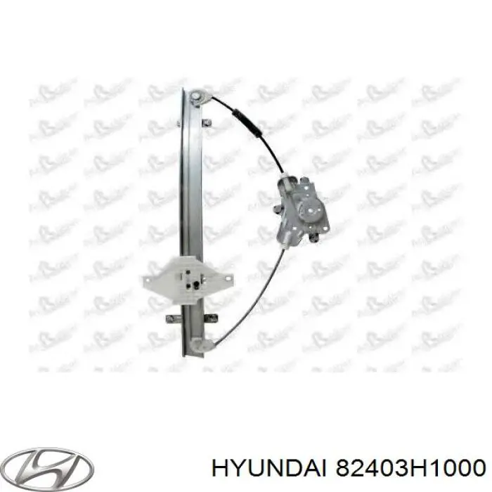 Mecanismo de acionamento de vidro da porta dianteira esquerda para Hyundai Terracan (HP)