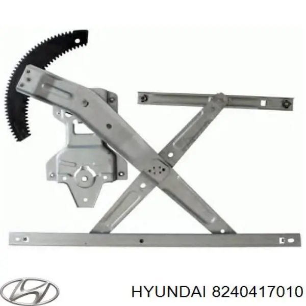 Механизм стеклоподъемника двери передней правой на Hyundai Matrix FC
