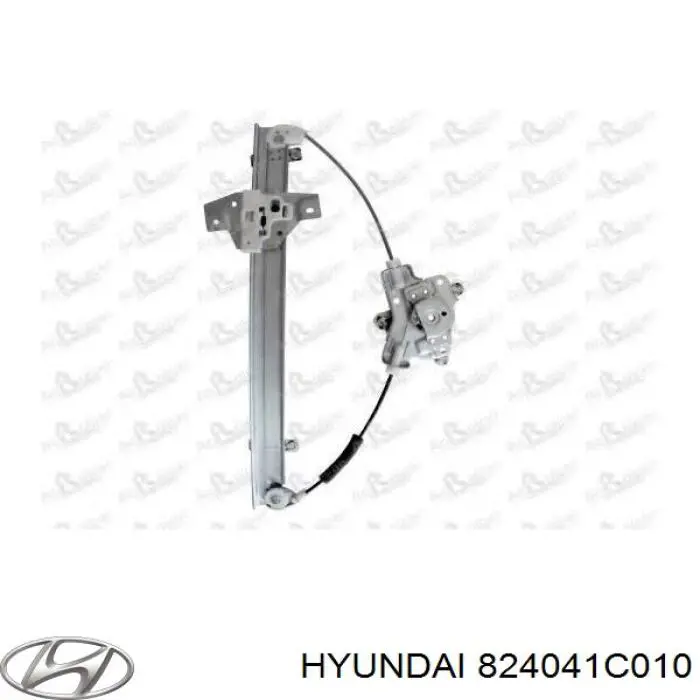 Механизм стеклоподъемника двери передней правой на Hyundai Getz 