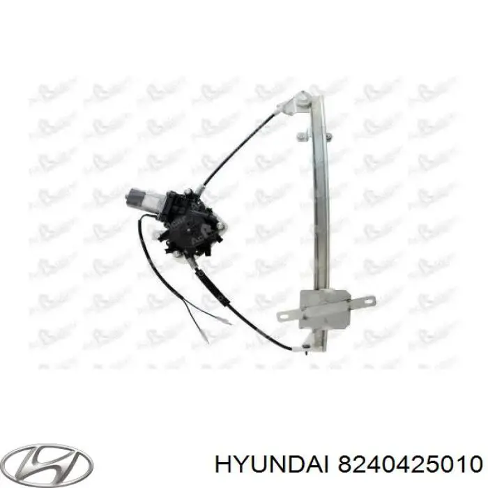 Механизм стеклоподъемника двери передней правой на Hyundai Accent LC