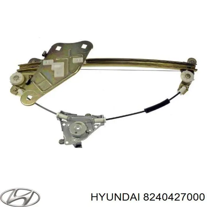 Механизм стеклоподъемника двери передней правой на Hyundai Tiburon 