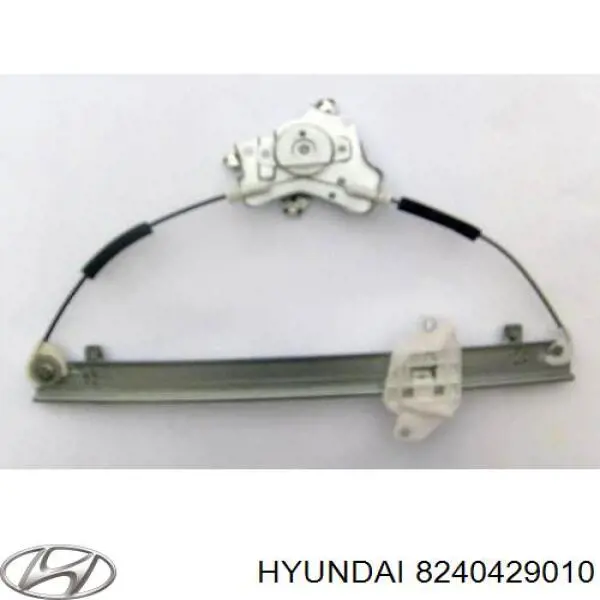 Механизм стеклоподъемника двери передней правой на Hyundai Lantra II 