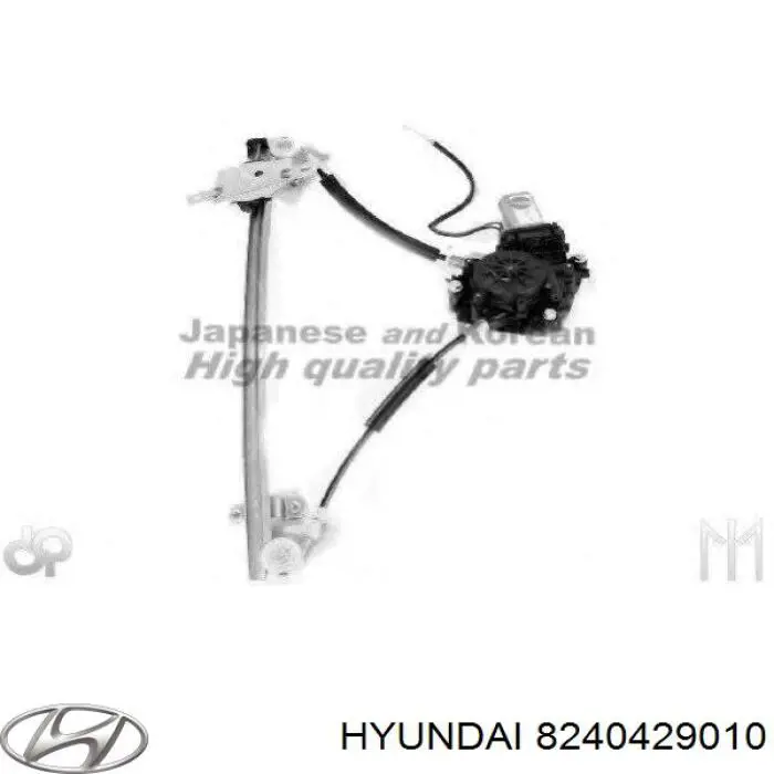 Стеклоподъемник передней правой двери Hyundai Lantra II седан (1995 - 2000) цена, от 46.52 USD