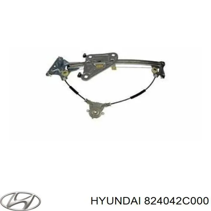 Купить 824042C000 Hyundai/Kia Стеклоподъемник (механизм перемещения стекла)