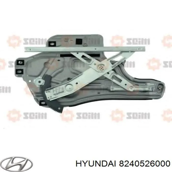 Купить Стеклоподъемник передней левой двери Хендай Санта-Фе I SM