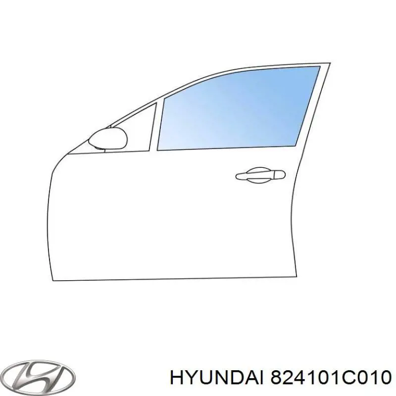 Окно (передней двери) двери Hyundai/Kia 824101C010 цена, от 22.80 USD
