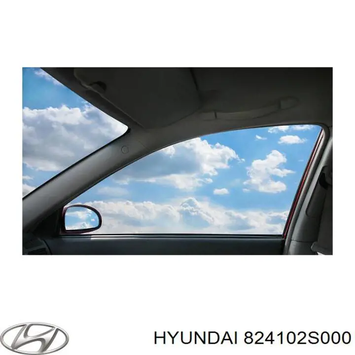 Стекло двери передней правой 824102S000 Hyundai/Kia