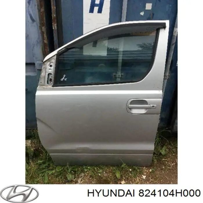 Стекло двери передней левой 824104H000 Hyundai/Kia