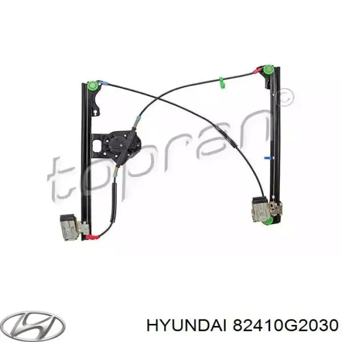 82410G2030 Hyundai/Kia Стекло двери передней левой