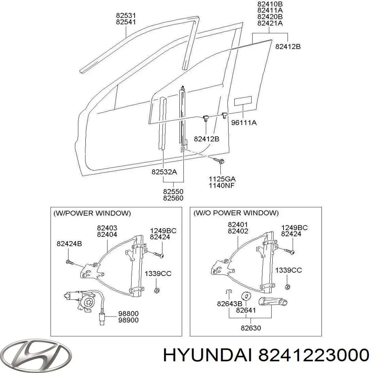  8241223000 Hyundai/Kia